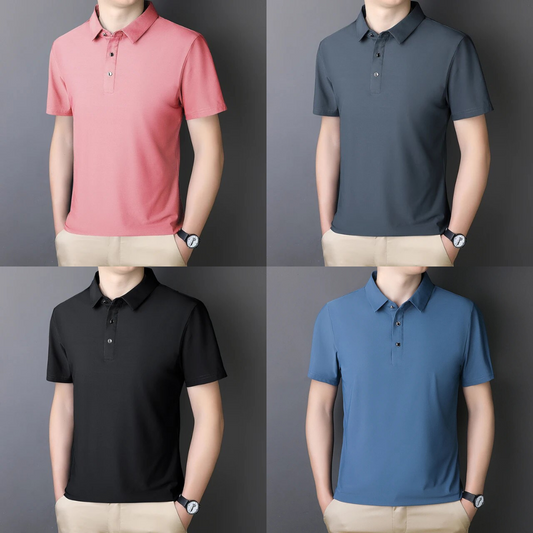 Half Sleeves Men's Polo T-Shirt Pack Of 4 ( ⭐⭐⭐⭐⭐ 45784 Reviews )